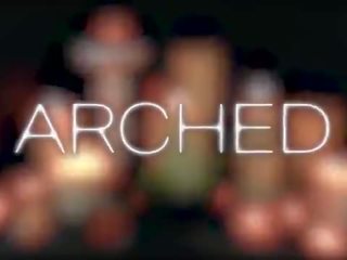 ARCHED -Katie Kush & Laz Fyre Flexible Oiled sex film