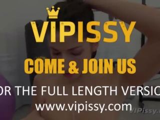 Vipissy - Hardcore sucking and fucking for piss drenched brunette Clea