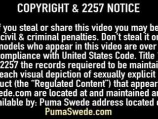 Dom Smoker Puma Swede Pussy Fucks lascivious xxx clip Slave Claudia Valentine&excl;