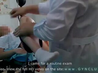 Lover examined at a gynecologist's - stormy orgasm