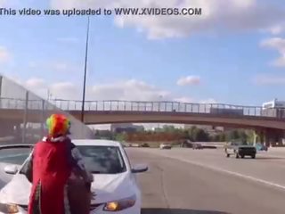 Gibby The Clown Fucks Juicy Tee On Atlanta’s Most Popular Highway