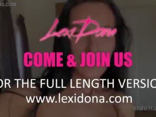 Lexidona - I love to masturbate on my bed and show it