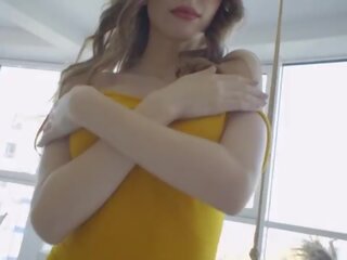 Busty Teen honey Mila Azul showing her perfect pussy for Nudex