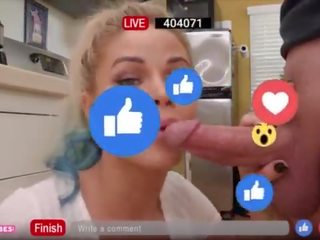 Getting Revenge From Her Cheating steady By Blowing Her Stepbrother on FB LIVE