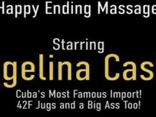 Glorious Massage And Pussy Fucking&excl; Cuban deity Angelina Castro Gets Dicked&excl;