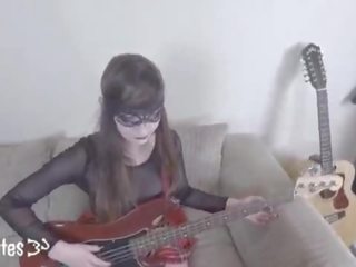 Preview&colon; attractive emo guitar lesson hard anal and eats cum