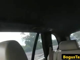 Hungarian pulled taxi babe fucked outdoors