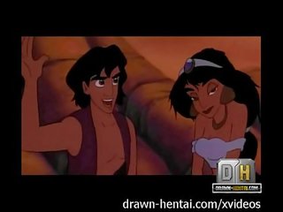 Aladdin adult clip - Beach xxx video with Jasmine