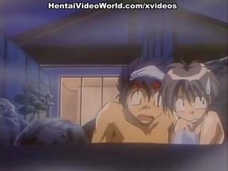 Hentai teen couple in bed