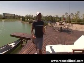 Rocco Siffredi Hooks Up a beau at His Lake House