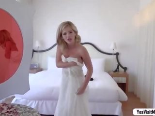 Incredible Bella Rose Gets Fucked in Her Bestfriends Wedding Dress