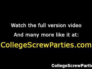 Captivating real college teens get fucked