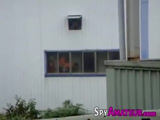 Voyeur spying a couple having xxx clip on SpyAmateur.com