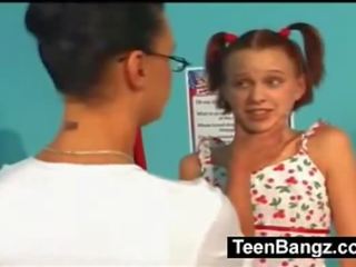 Teen darling lesbian x rated film with teacher