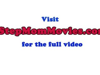 Busty voyeur stepmom schools teen into xxx film